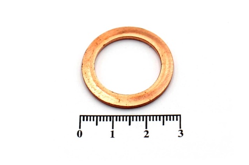 Шайба медная 20х27х2.0