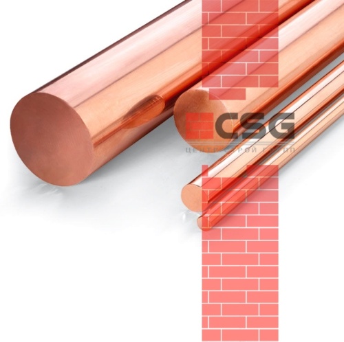 Круг медный 14 ДКРНМ, длина 3 м, марка М1