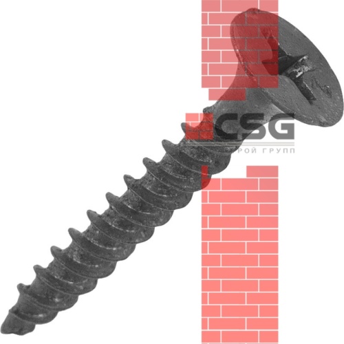 Саморез кровельный 5.5x25 RAL7024 по металлу (3 500шт) арт.1219423 