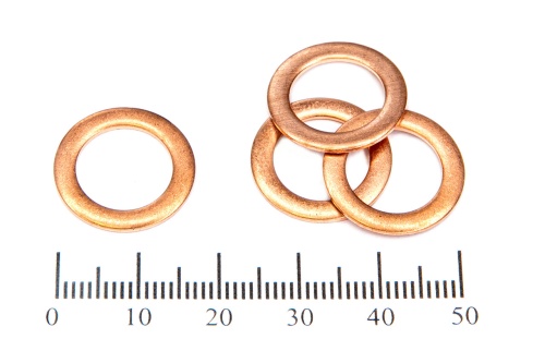 Шайба медная 12х18х1.0