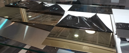 Лист нитрид титана 0,4х1000х2000 AISI 430 зеркало глянец